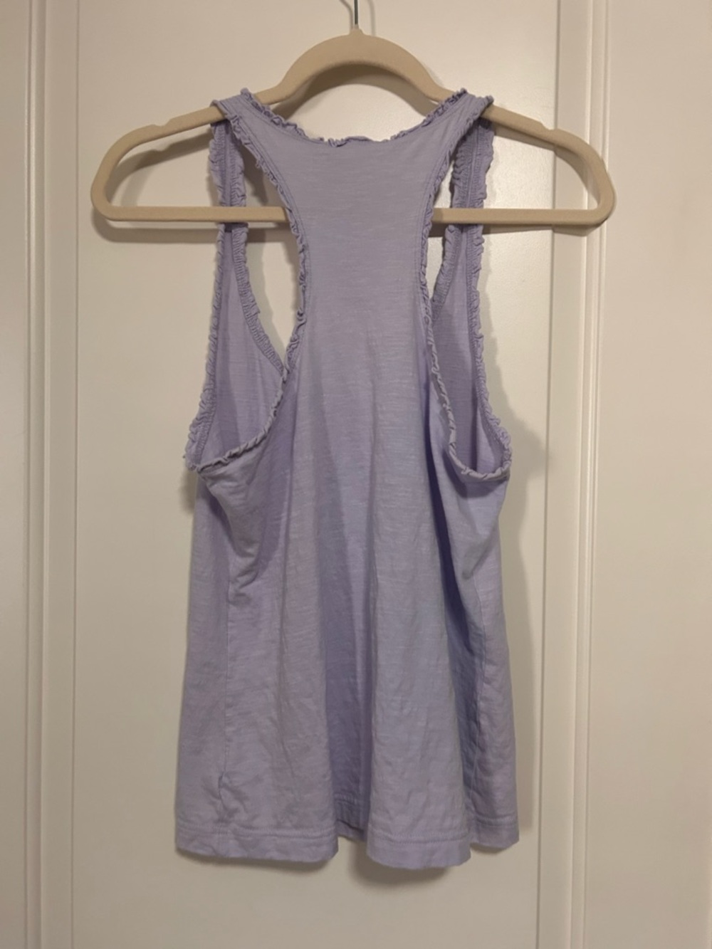 🦄💜🪁Dorothy Perkins Lavender Ruffle-Edge Racerback Tank🪁💜🦄 - Picture 7 of 10